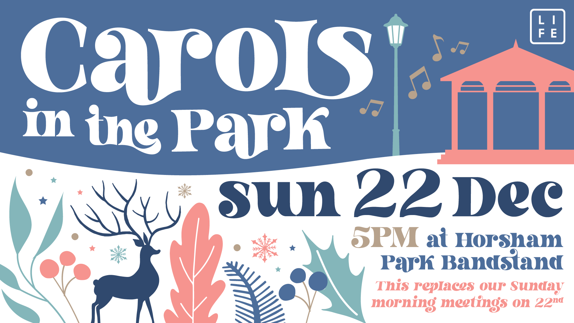 Carols in the Park Graphic